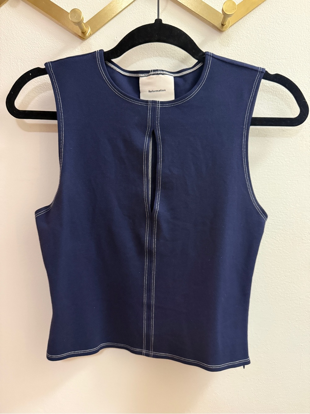 Reformation Carsyn Knit Top